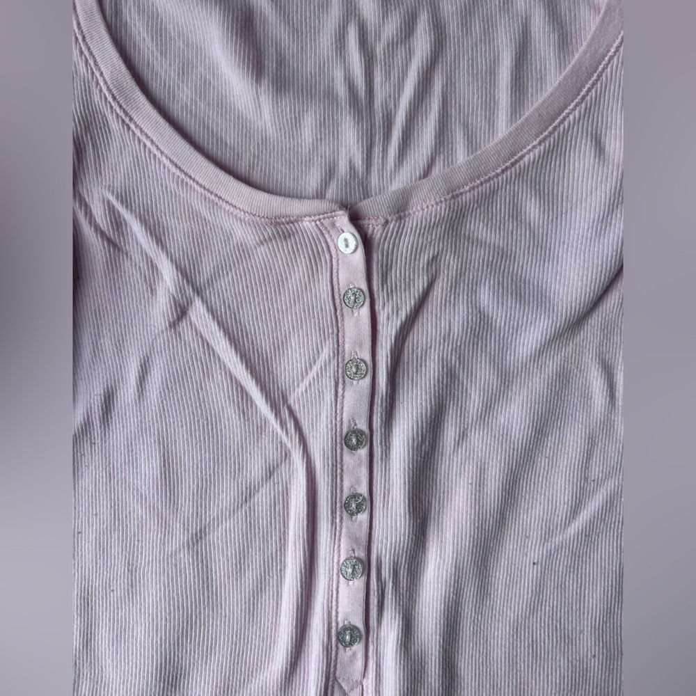 Victoria's Secret Pink Ribbed Sleep Shirt - Picture 3 of 6